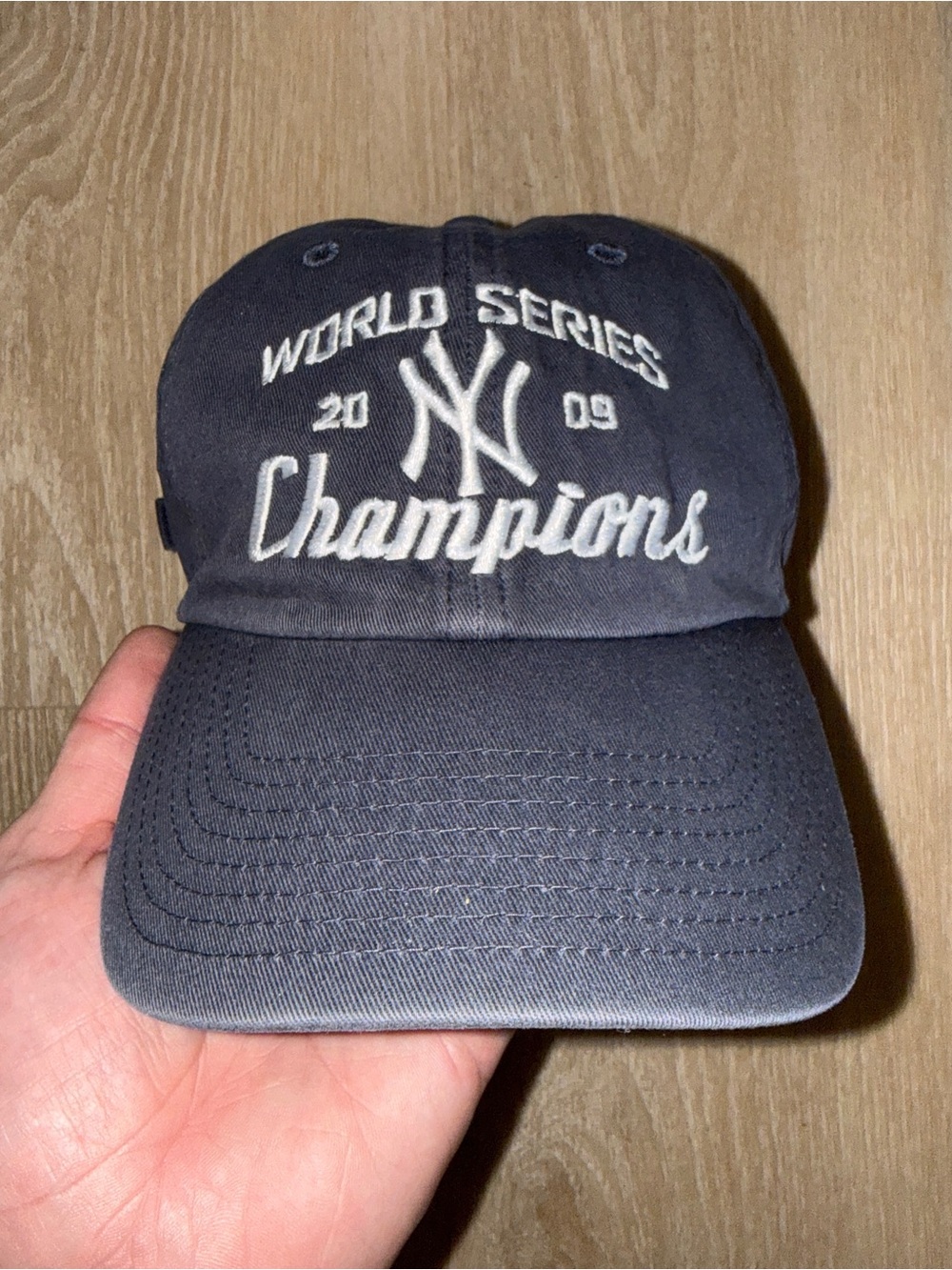 2009 New York Yankees World Series Champions Strapback Hat